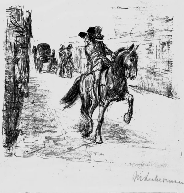 Max Liebermann, Barokowy jeździec