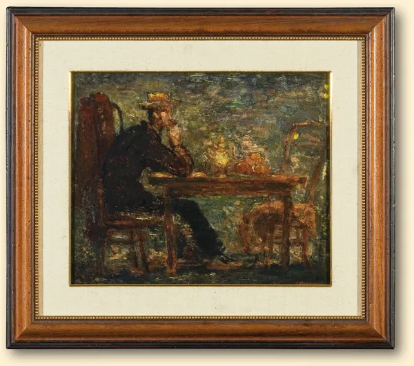 Stanisław Eleszkiewicz, MĘŹCZYZNA PRZY STOLE, 1943