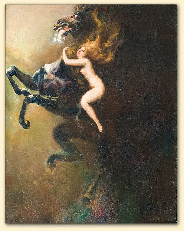 Władysław Podkowiński, SZAŁ UNIESIEŃ, studium