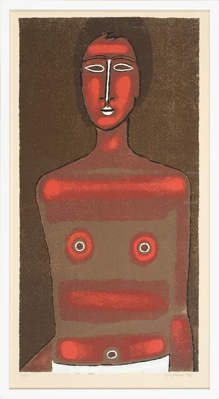 Jerzy Nowosielski, Półakt, 1997