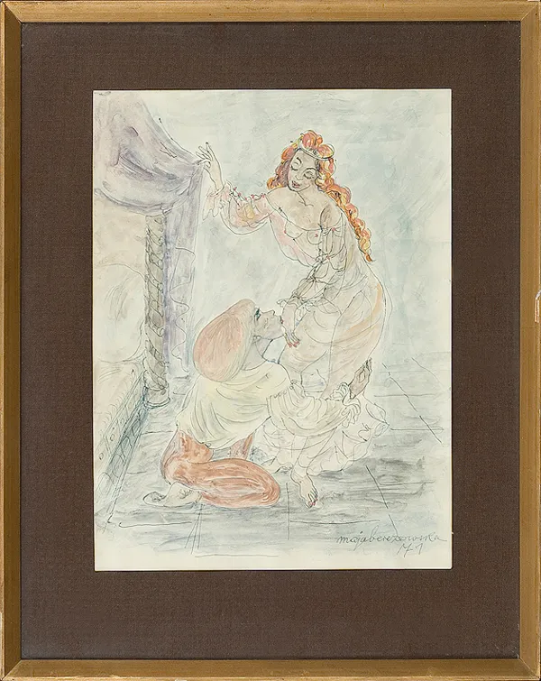 Maja (Maria) Berezowska, Przed snem, 1971