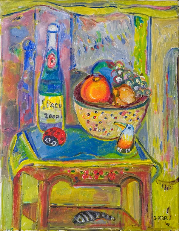 Judyta (Jehudith) Sobel, Martwa natura z biedronką, 2008