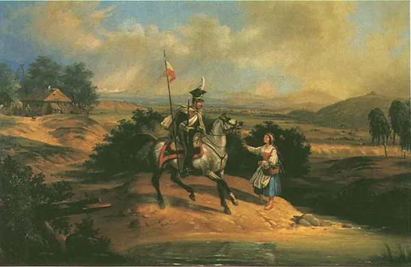 January Suchodolski, Ułan i dziewczyna