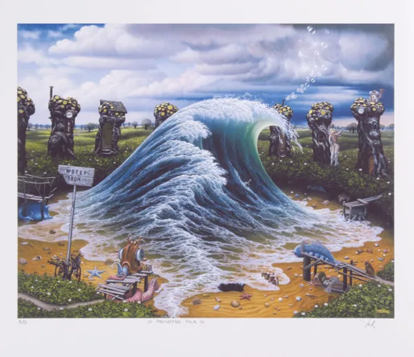 Jacek Yerka, Prywatna fala, 2000