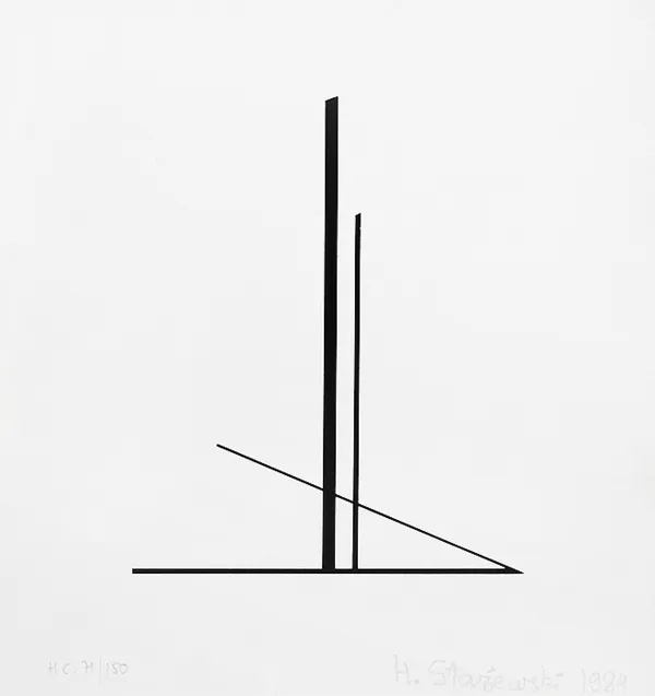 Henryk Stażewski, Kompozycja, 1984