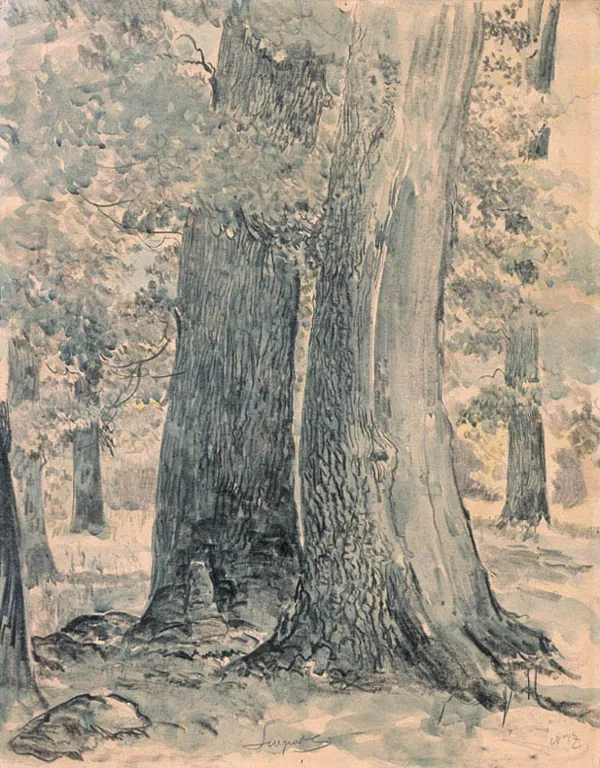 Leon Wyczółkowski, Dęby, ok. 1921-1925