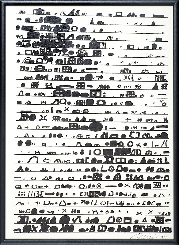 Jan Tarasin, Nieskończony rejestr, 1990