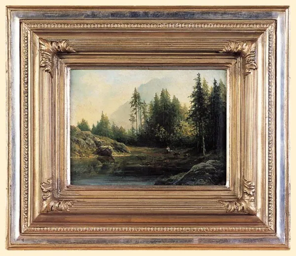 Luitpold Faustner, PEJZAŻ GÓRSKI, lata 70. XIX w.