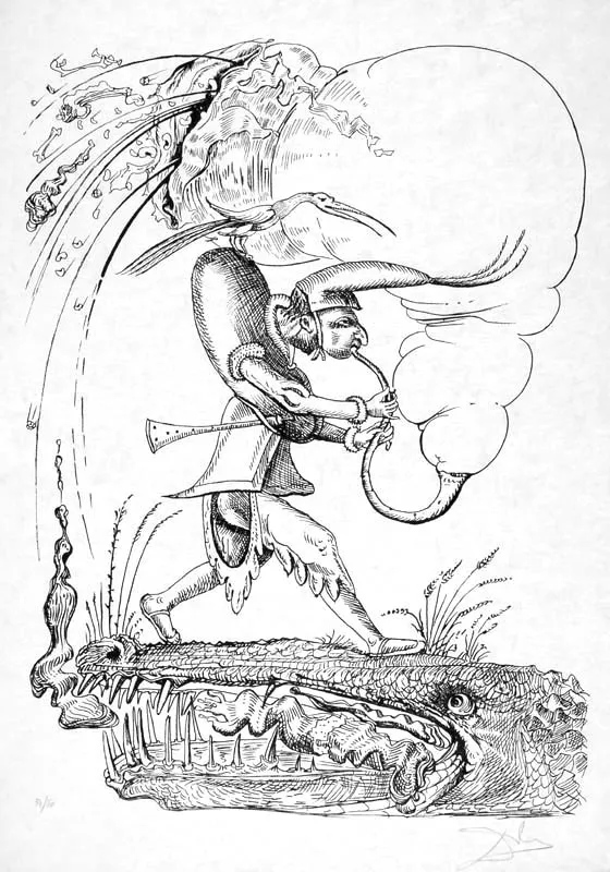 Salvador Dali, Ilustracja 13 z teki les songes...