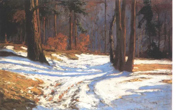 Michał Gorstkin Wywiórski, Las zimą