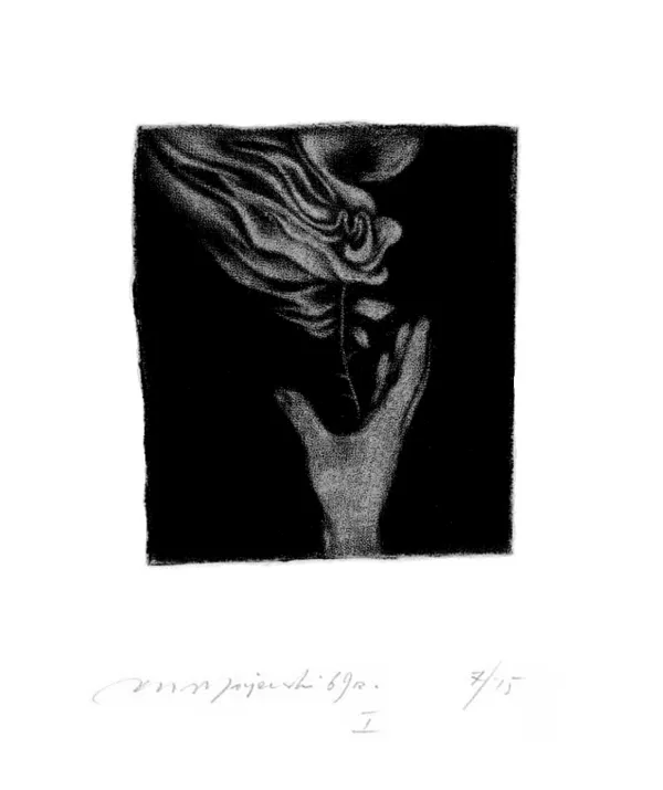 NN NN, Dłoń z różą, 1969