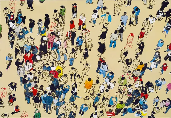 Agata  Trafalska, Deptak z cyklu Abstrakcje miejskie, 2013