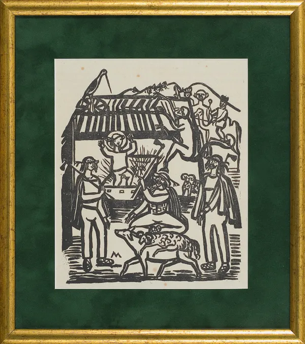 Tadeusz Makowski, U szopy