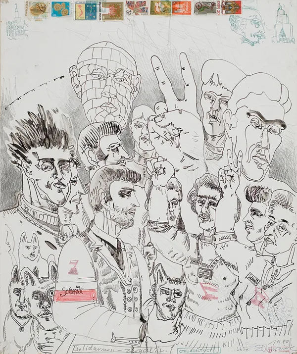 Edward Dwurnik, Solidarność zwycięży, 1980