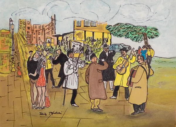 Feliks  Topolski, Niedzielny spacer