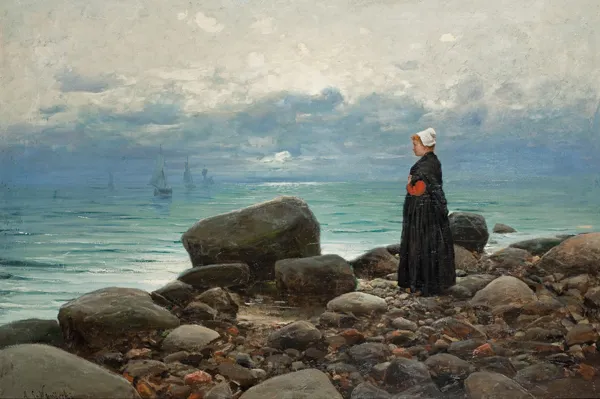 Michał Gorstkin Wywiórski, OCZEKIWANIE, lata 90. XIX w.  