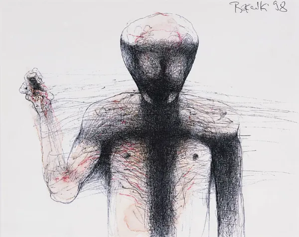 Zdzisław Beksiński, Bez tytułu, 1998