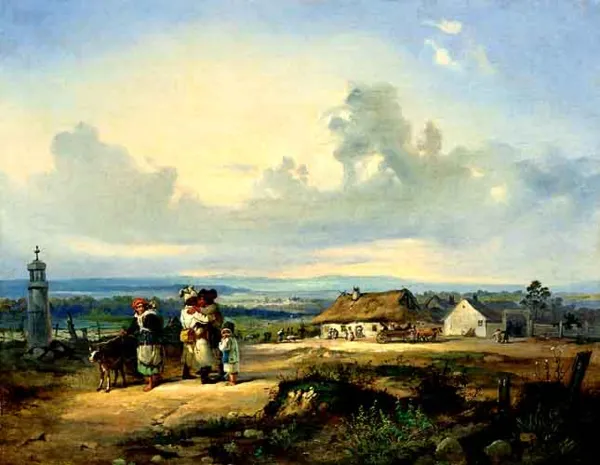 Franciszek Kostrzewski, Przy kapliczce