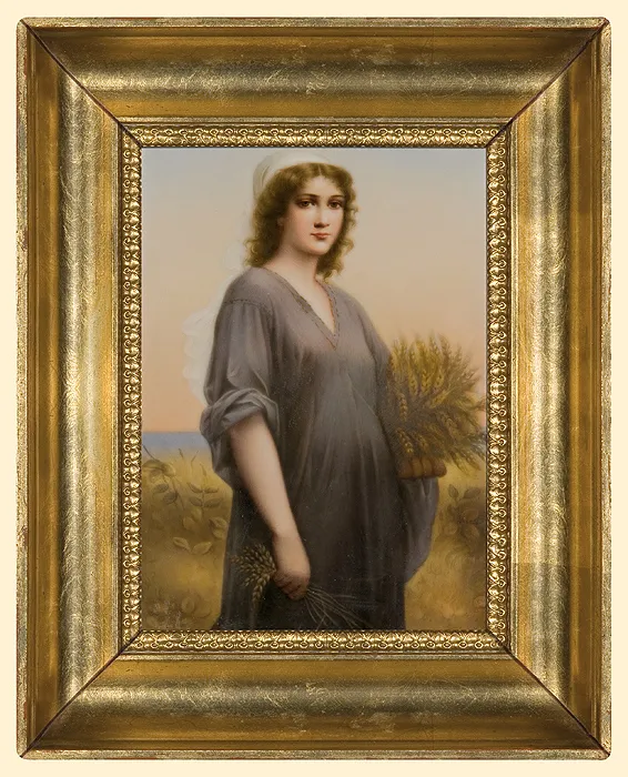 Autor nierozpoznany, RUT ZBIERAJĄCA KŁOSY, XIX/XX w.