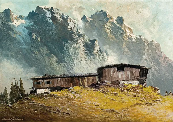 Georg Arnold, CHATA W GÓRACH, po 1950