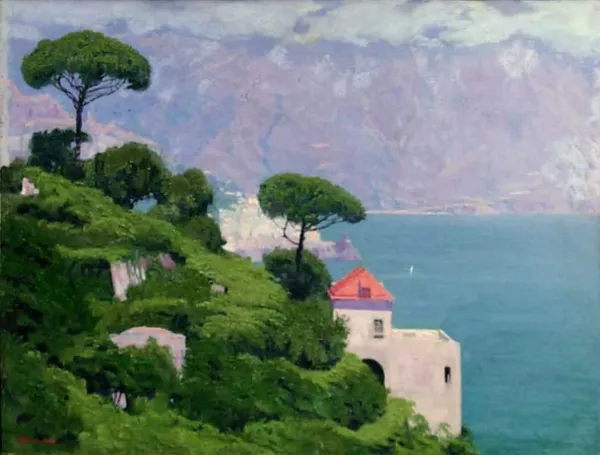 Edward Okuń, Pejzaż śródziemnomorski, 1928