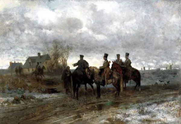 Maksymilian Gierymski, Patrol polski z 1830 roku