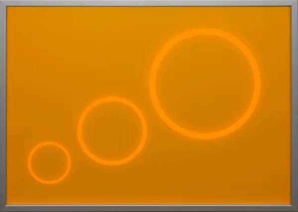 Hellmut  Bruch, Diagonale Doppelprogression mit 3 Kreisen, 2009