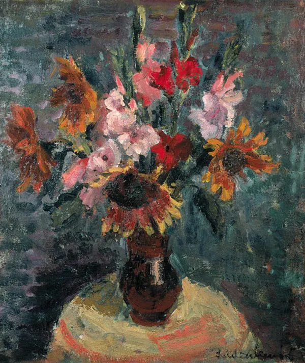 Efraim i Menasze Seidenbeutel, 37. Bukiet kwiatów w wazonie, ok. 1930