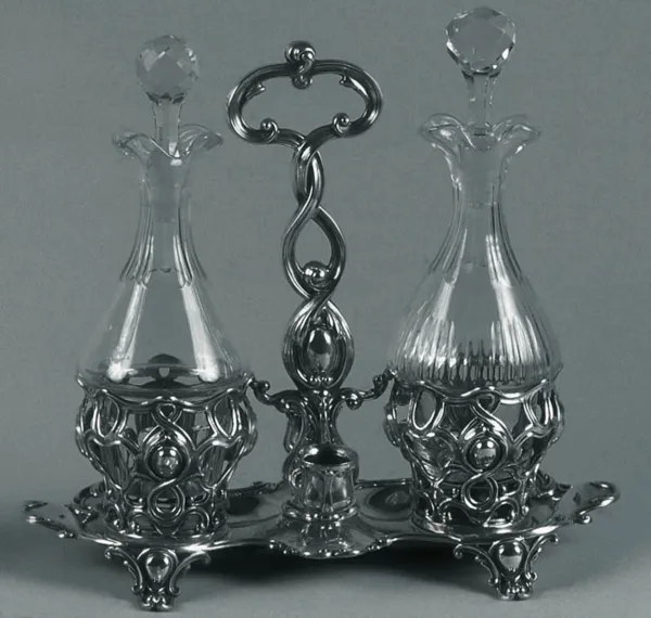 Autor nierozpoznany, Komplet do przypraw, II poł. XIX w.