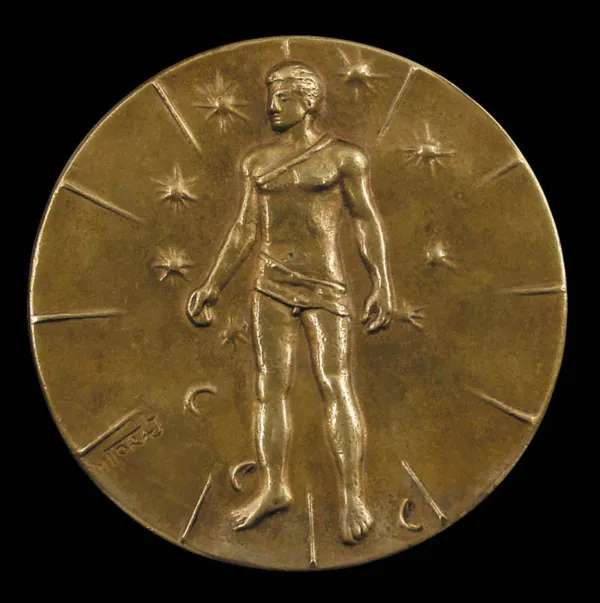 Igor Mitoraj, Medal z postacią młodzieńca