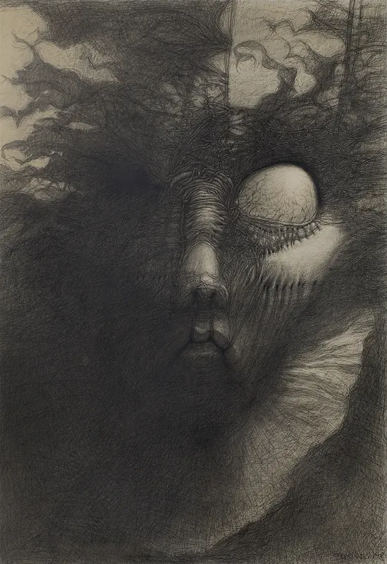 Zdzisław Beksiński, BEZ TYTUŁU, 1968