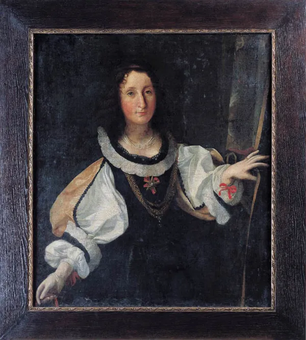 Malarz nieokreślony, Portret Anny Marii Geżberowskiej von Hindenburg 