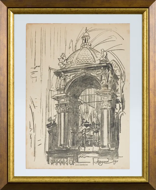 Leon Wyczółkowski, Konfesja nad grobem św. Stanisława, 1911