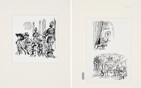 Antoni Uniechowski, Ilustracje do Lalki Bolesława Prusa, 1962