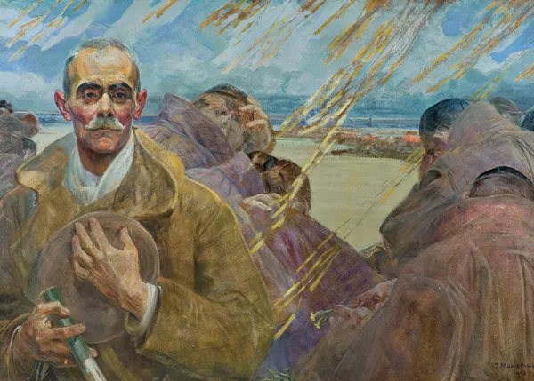 Jacek Malczewski, O powrót do ojczyzny., 1918