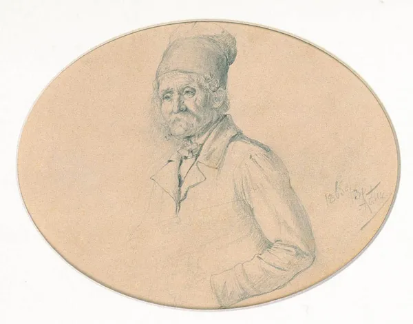 Aleksander Kotsis, Portret mężczyzny - Powstaniec, 1865