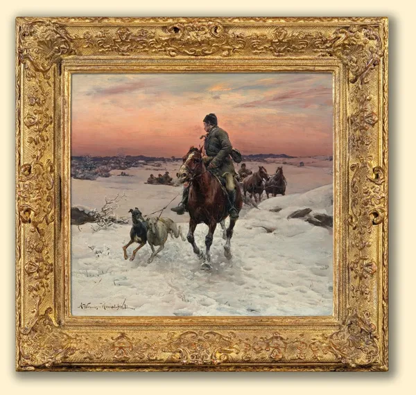 Alfred Wierusz-Kowalski, W DRODZE NA POLOWANIE