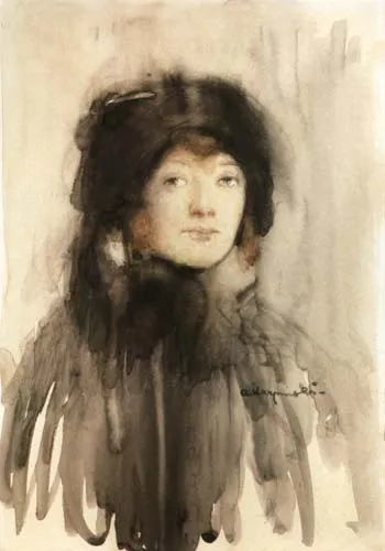 Alfons Karpiński, Portret młodej kobiety