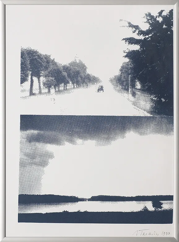 Jan Tarasin, Pejzaż podwójny, 1990