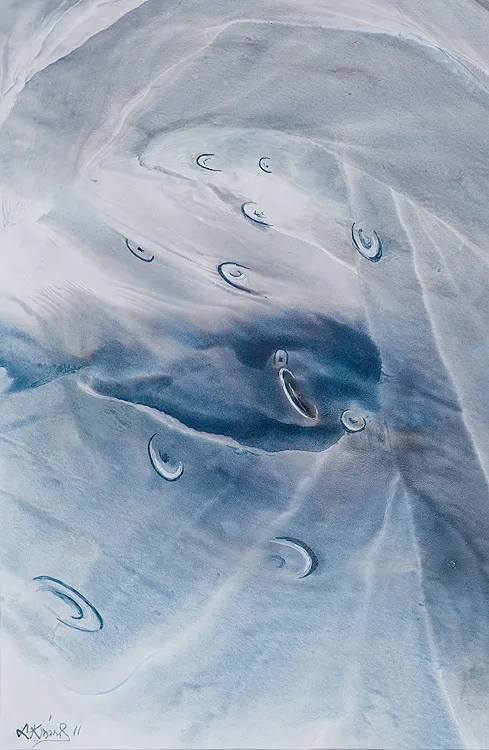 Lucyna Kuśnierczyk, Latające spodki, z cyklu Kosmos, 2011