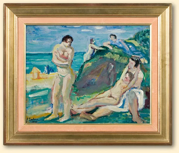 Henryk Epstein, NA PLAŻY, 1930