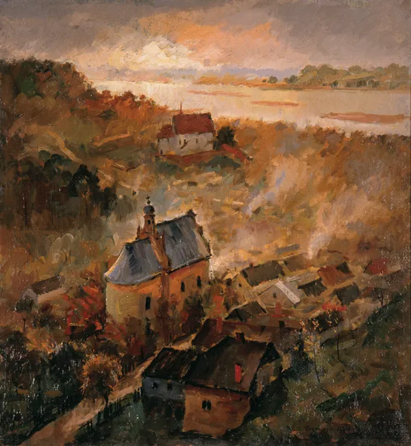 Eugeniusz Arct, Kazimierz - widok z Góry Trzech Krzyży