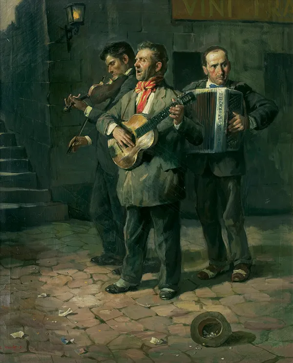 Lajos  Markos, KAPELA ULICZNA, przed 1939