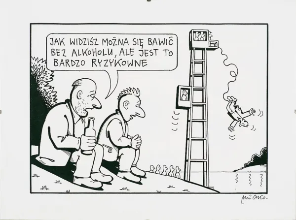 Andrzej  Mleczko, Rysunek satyryczny