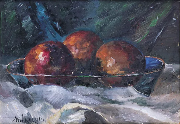 Romuald Kamil  Witkowski, MARTWA NATURA - OWOCE, ok. 1910