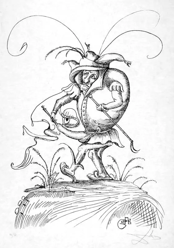 Salvador Dali, Ilustracja 18 z teki les songes...