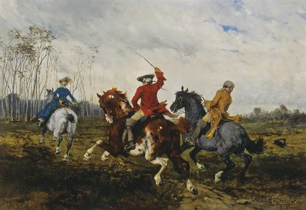 Jan Chełmiński, W galopie (Galopem!)