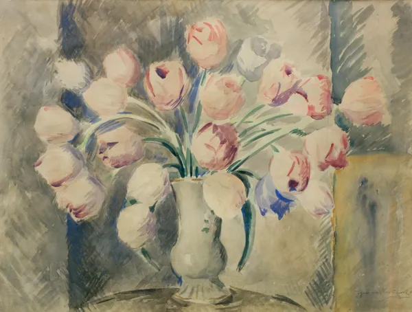 Tymon Niesiołowski, BUKIET TULIPANÓW, lata 20. XX w.