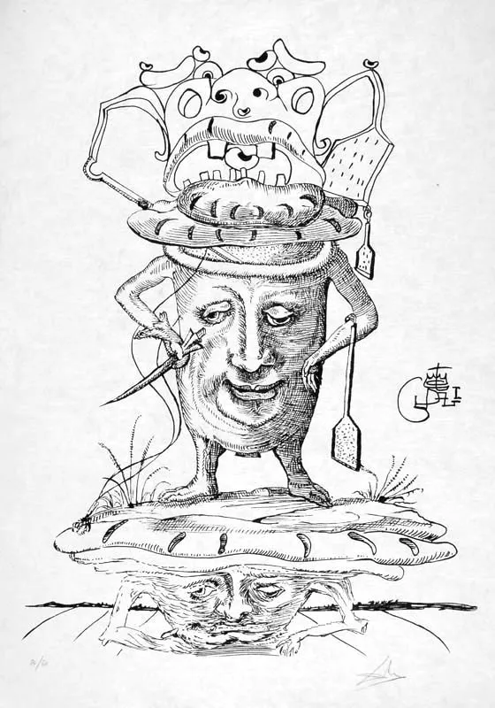 Salvador Dali, Ilustracja 7 z teki les songes...