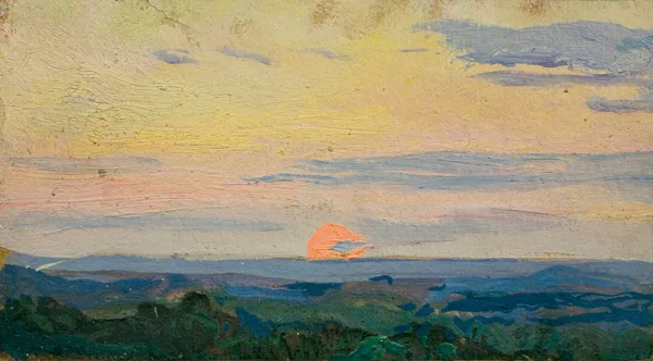 Iwan Trusz, ZACHÓD SŁOŃCA NAD STEPEM